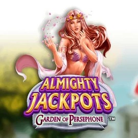Almighty Jackpots: Garden of Persephone logo by Novomatic Mahti Casino