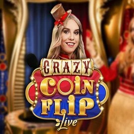 Crazy Coin Flip logo by Evolution Mahti Casino