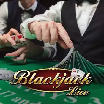 Live Blackjack game by Evolution – logo hosted on Mahti Casino