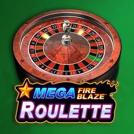 Mega Fire Blaze Roulette online game logo by Playtech on mahti-casinos.fi