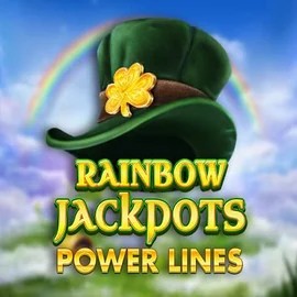 Rainbow Jackpots Power Lines logo by Red Tiger Gaming at Mahti Casino