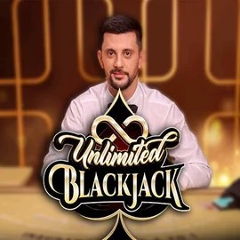 Unlimited Blackjack by Ezugi, showcased at mahti-casinos.fi – game logo
